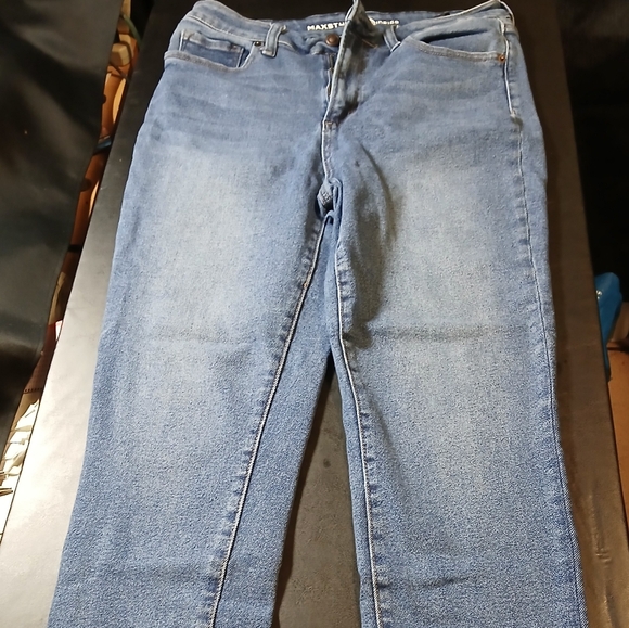 Studio Denim - Max Studio Indigo Jeans Dark Blue Denim Size 14